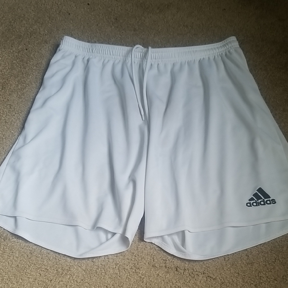 Adidas Men's White Athletic Shorts